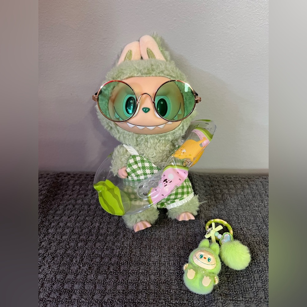 Labubu swimsuit and accessories